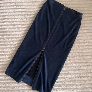 Corduroy pencil skirt